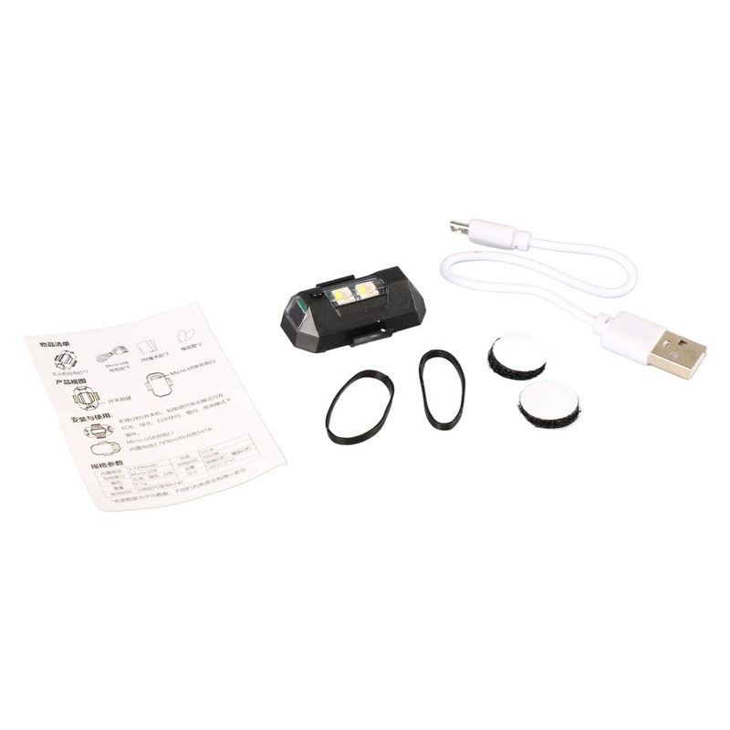 10pcs LED Strobe Light 7 Colors High Brightness Wireless Warning