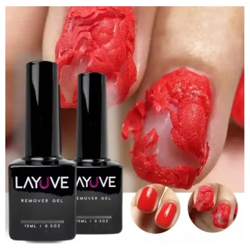 Layuve Remover Gel - Gel Semipermamente - Manicure Uñas.