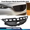 PIT66 Front Bumper Upper Mesh Hood Grille Grill Compatible with