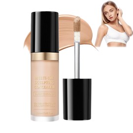 High Coverage Tattoo Concealer,Buildable Full Coverage Face Concealer for Covering Under Eye Dark Circles & Blemishes，Waterproof,Long-Lasting complexion perfector(02 Natural)