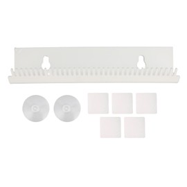 ANKROYU Hair Bun Extension Hanger Acrylic Lightweight Hair Extension Display Holder for Home Shops Durable Wall Mounted Organizer for Salons Stores (Black) (White)