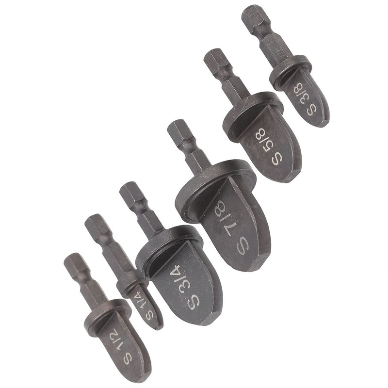Pipe Expander, 6 Pieces Pipe Expander Bearings Steel Hex Handle