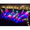 ColorHome Glow Sticks Bulk - 24 Pcs LED Foam Sticks