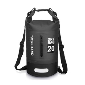 Dry Bag 5L/10L/20L/30L Wet Bag Waterproof Bag with Phone Pouch Double Shoulder Strap Backpack for Travelling Fishing Cycling Kayaking Swimming Boating Beach