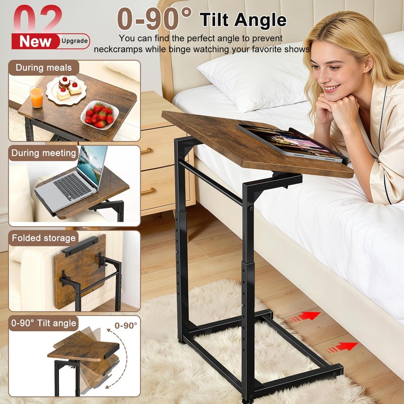 Tv Tray Table Set of 2, Living Room Table Sets