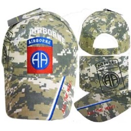 TRADEWINDS United States Army 82nd Airborne Adjustable Digital Camouflage Military Cap Hat
