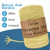 OurTop Premium Macrame Cord, 3mm x 300m Braided Macrame Rope