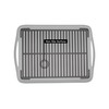 ChopMaster Rectangular Anti Slip Serving Tray with Handle (Large, Grey)