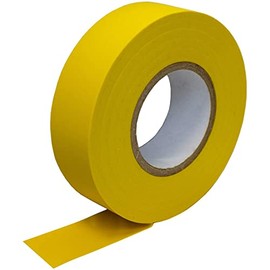 Lumonic 5 Rolls PVC Insulation Tape 19 mm x 20 m Yellow ISO Tape I Suitable for Electricians and Hobbies I Insulation Tape in Various Lengths and