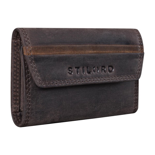 STILORD 'Bowie' Leather Key Case Key Case and Purse Small