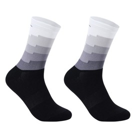 BMAMBAS - Calcetines unisex de ciclismo para adultos, deportes y correr, calcetines de compresión para hombres y mujeres, Naranja