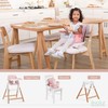 Evolur TinyThrone 2-in-1 Highchair in Grapefruit Pink