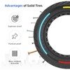 ulip 9.5 x 2.50 scooter solid tire for Niu KQI3