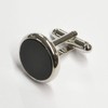 Tuxedo Station Cufflinks Black Onyx Wedding Groom Wedding Classic