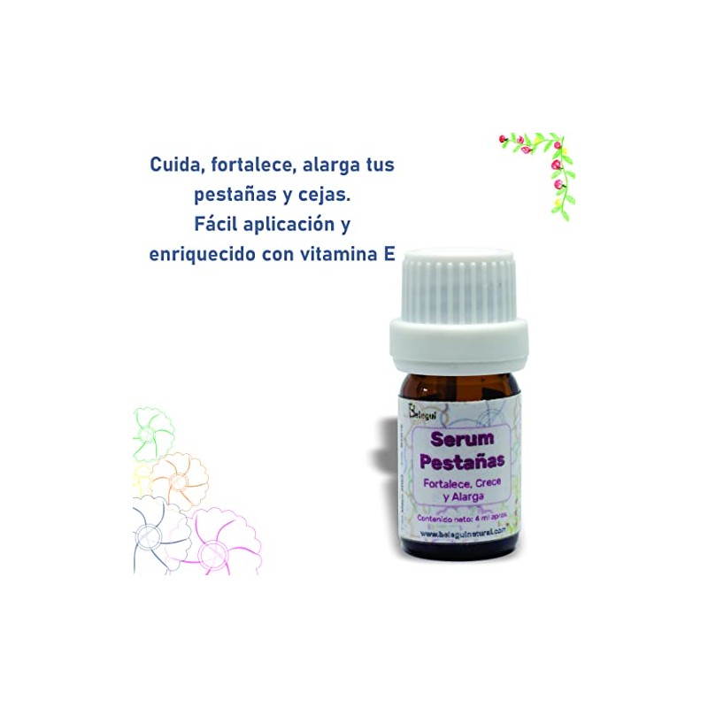 Serum Pestañas Beleguí. Alarga, Crece, Fortalece tus Pestañas y Cejas.