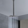 HarJue Ceiling Mounted Shower Arm, Rain Shower Square Extension Arm