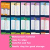 4pcs Times Tables Flash Cards for Kids - Double-Sided Multiplication