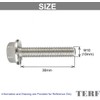 TERF® M10 X 30mm Serrated Flanged Hex Head Bolt M10