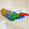 getDigital 12595 periodic table bath towel, cotton, multicoloured, 140 x
