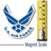 U.S. Air Force Magnet Set by Classic Magnets, 3-Piece Set,
