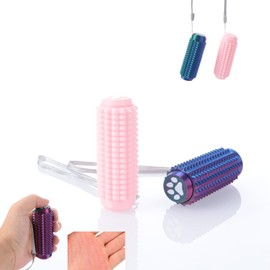 Unorgee 2PCS Little Ouchies Fidget Clicker- Colorful Spiky Grippie with Cute Shapes & Clicker Fidget, Portable Stim Keychain for Adults, Anxiety Relief, Stress Sensory Toy (Multi-Color)