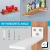 Goovilla Shelf Brackets, Heavy Duty Floating Shelf Bracket 6 Inch