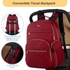 MOMUVO Diaper Backpack for Women Large Capacity with Insulated Pockets