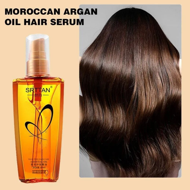 Sérum Capilar Con Aceite De Argán Marroquí, Ligera, En Aeros