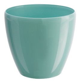 DECOPOTS - 3 Pack Self Watering Planter - Indoor/Outdoor Decorative Flower Pot with Drainage Cartridge and Water Level Indicator (6.7", Jade)