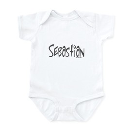 CafePress Sebastian Infant Creeper Cute Infant Bodysuit Baby Romper Cloud White