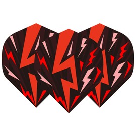 WLHGH Dart Flights, 5 Sets à 3 Stück, insgesamt 15 Premium PET Standard Dartflights für Soft und Steel-Tip Dartpfeile