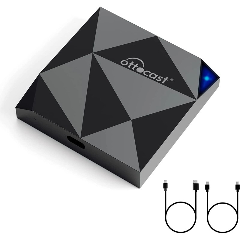 OTTOCAST CarPlay Adapter 2023 Fastest for OEM Cars 2016-2024, 5GHz