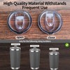 20oz Splash-Proof Silicone Travel Mug Lid - Slim Replacement Cover