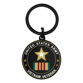 Veteran Military Gifts – Vietnam Veteran & Army Keychain for Military Veterans Day
