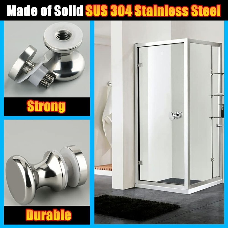 Alise Shower Glass Door Handle,Sliding Shower Doors Knob,Single Side Pull