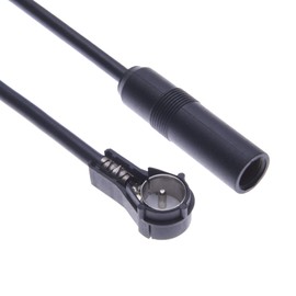Aftermarket Radio Antenna Adaptor by Keple | Vehicle Aerial Converter for select European Stereo Radios for up to 1987 Series 3/5 / 7 | Motorola Type DIN Female to Antenna Terminal