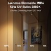 Jaenmsa 50 Watt MR16 Halogen Bulbs, 50W 12V Halogen Light