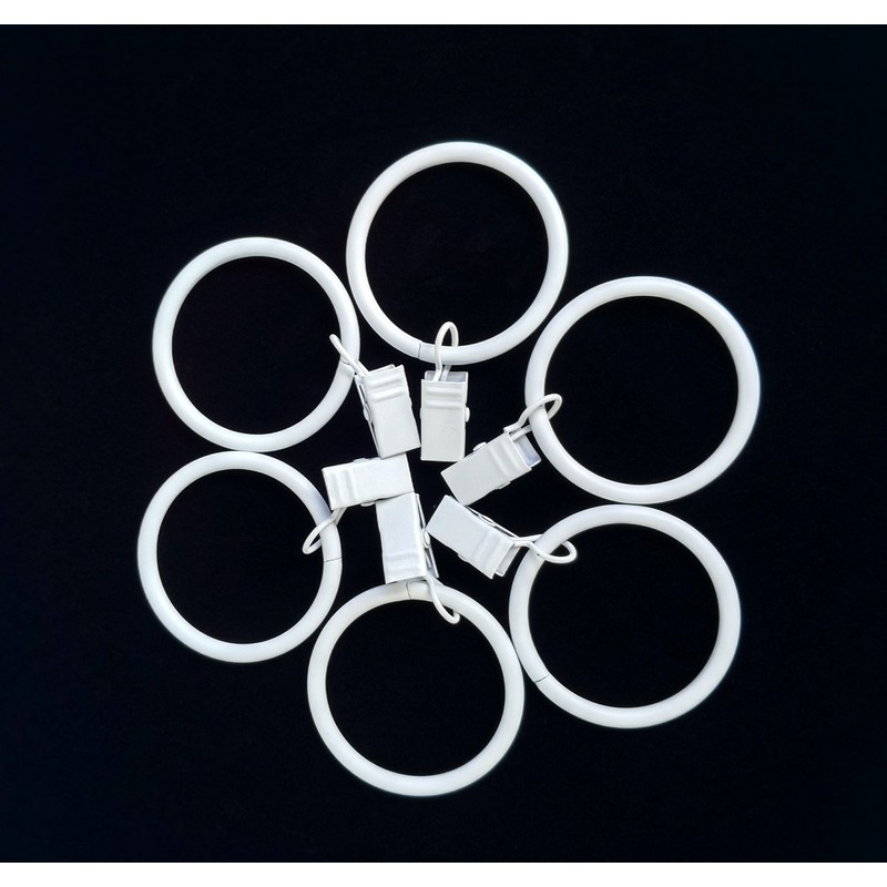 T-Juan MM (1.5") 1.5 Inches Smooth Metal Curtain Rings with