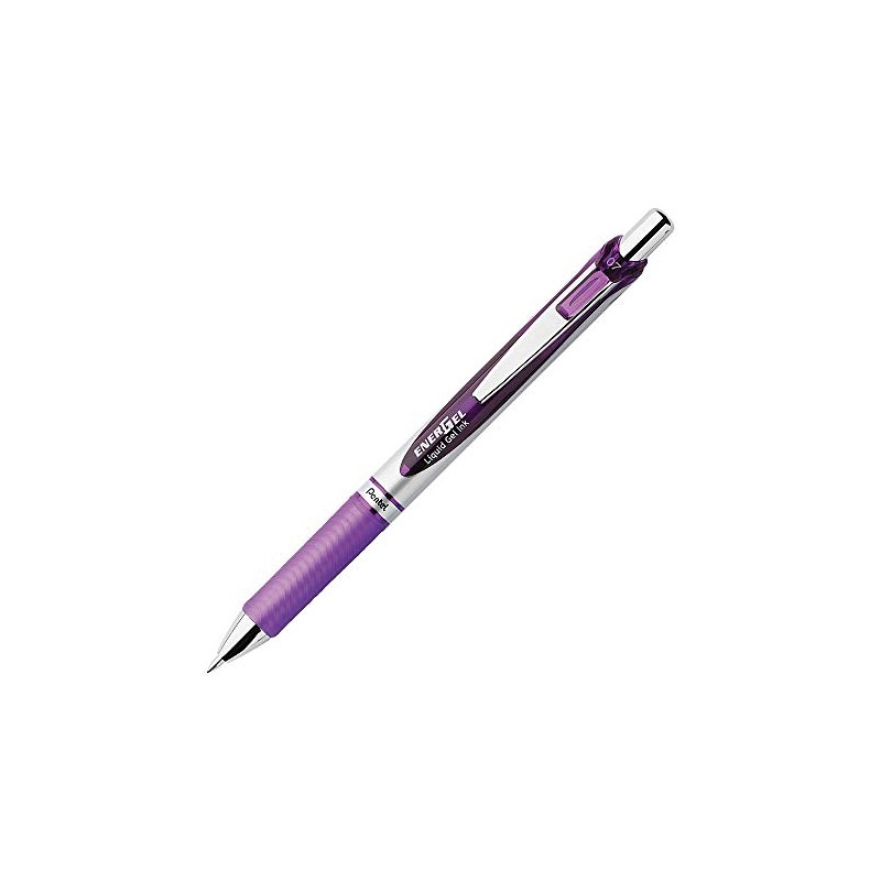 Pentel EnerGel Deluxe RTX Retractable Liquid Gel Pen, 0.7mm, Metal