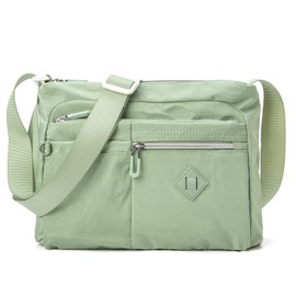 ETidy Crossbody Bag For Women Waterproof Lightweight Casual Shoulder Handbag Purse (Green)