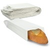 MT Products Disposable White Paper Bread Bags - 5.25" x