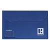 Legal Size Vinyl Document Folder with Clear Business Card Pocket,