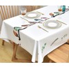 Yofori Table Cloth for Rectangle Table Heavy Duty Vinyl Tablecloth
