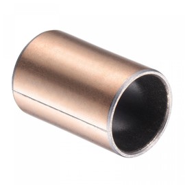 sourcing map Plain bearing 20 mm bore 23 mm 40 mm length wrapped oil-free bushings