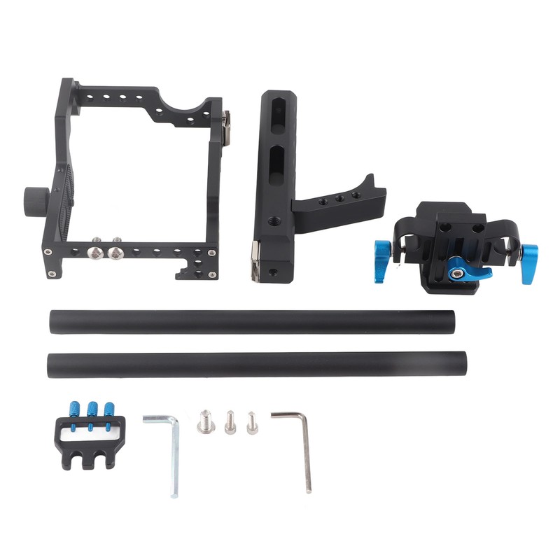 Aluminum Camera Cage Rig with Top Handle for A7 A7II
