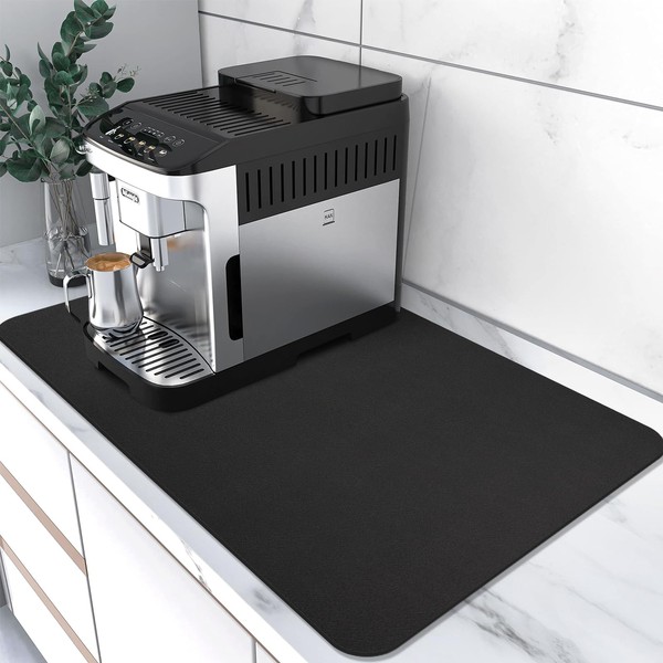 Coffee Mat Super Absorbent Drying Mat Coffee Bar Accessories Fits