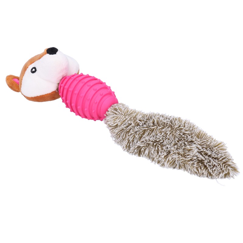 Pet Chew Toys Teeth Cleaning Biting Interactive Training Stuffed Plush