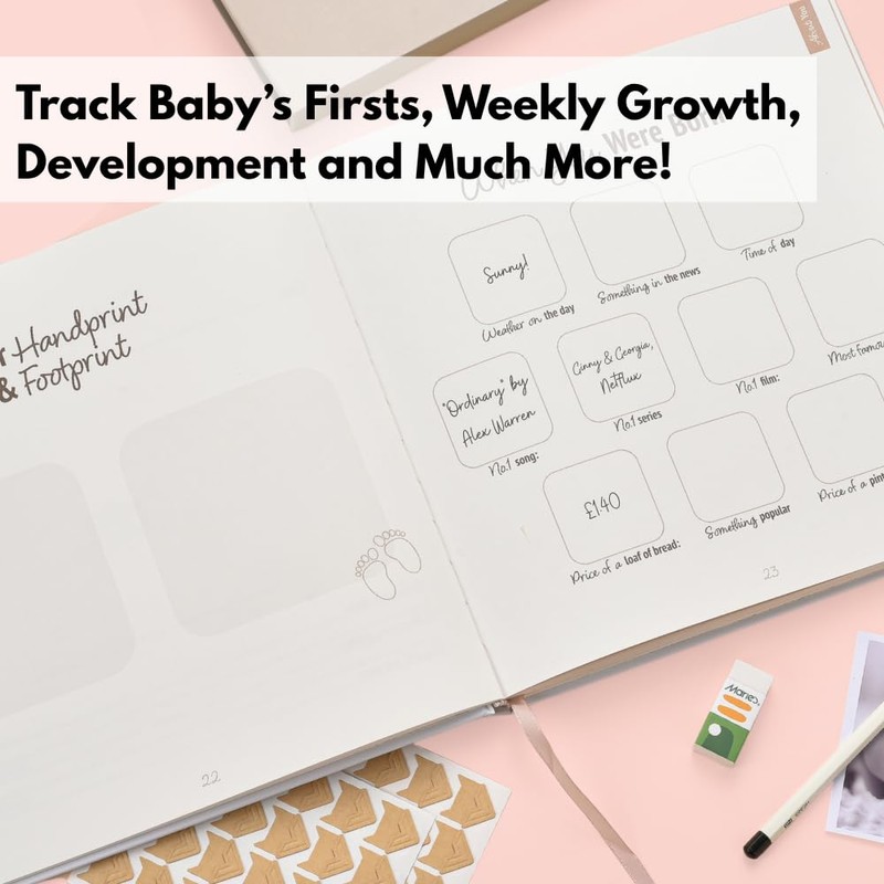 Baby Journal – Memory Book for New Mum & Ideal