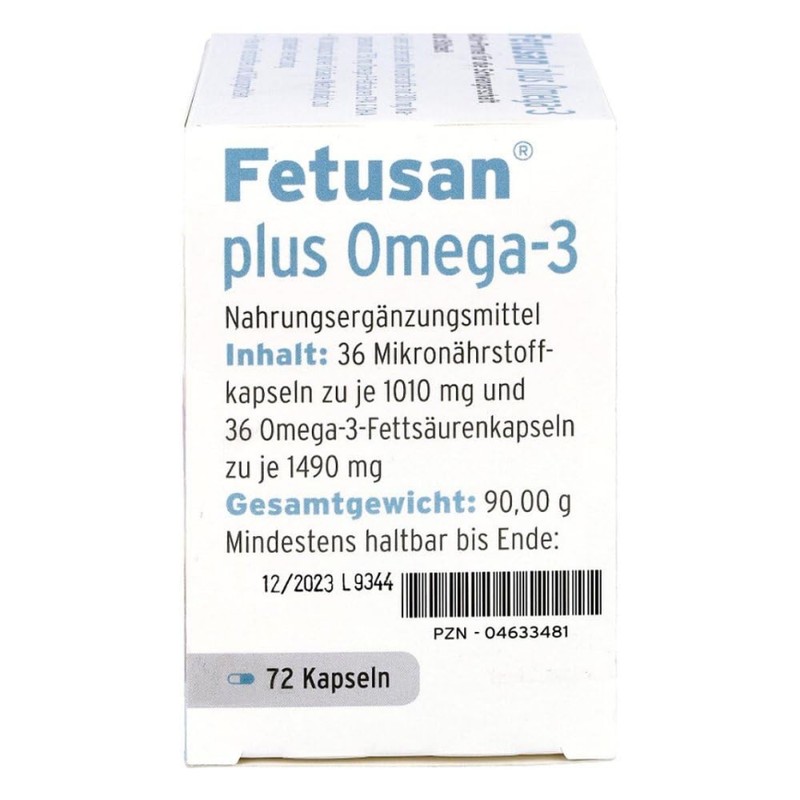 Fetusan Plus Omega 3 Capsules Pack of 72