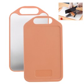 Titanium Chopping Board, Stainless Steel Cutting Board, Stainless Steel Chopping Board, Reversible, Ensure the Original Taste of Ingredients for Kitchen, Camping, Outdoor